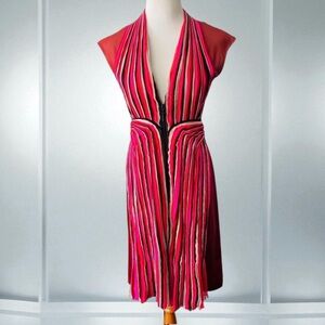 Bottega Veneta Silk Runway Couture Dress Size 40